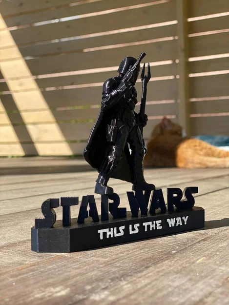 Mô hình 3D nhân vật Mandalorian kèm bệ đỡ biến hình độc đáo - Image 12