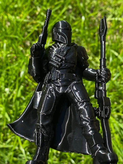 Mô hình 3D nhân vật Mandalorian kèm bệ đỡ biến hình độc đáo - Image 13