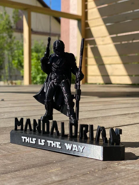 Mô hình 3D nhân vật Mandalorian kèm bệ đỡ biến hình độc đáo - Image 14