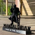 Mô hình 3D nhân vật Mandalorian kèm bệ đỡ biến hình độc đáo - Thumbnail 14