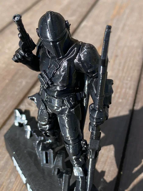 Mô hình 3D nhân vật Mandalorian kèm bệ đỡ biến hình độc đáo - Image 15