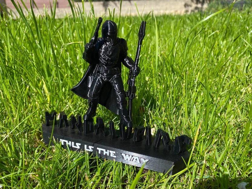 Mô hình 3D nhân vật Mandalorian kèm bệ đỡ biến hình độc đáo - Image 16