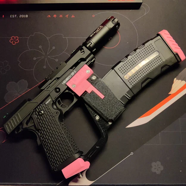 Bộ chuyển đổi băng đạn M4 cho Hi Capa SSP5 - Phụ kiện Airsoft 3D - Image 2