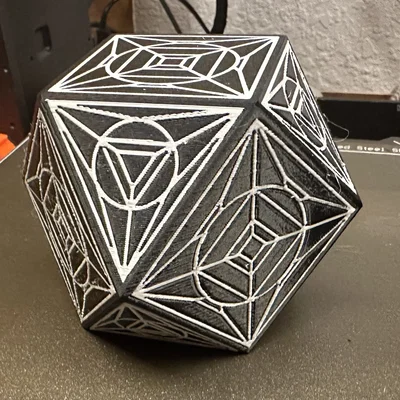 The Prime Radiant – Mô hình prop Foundation (Cuboctahedron)