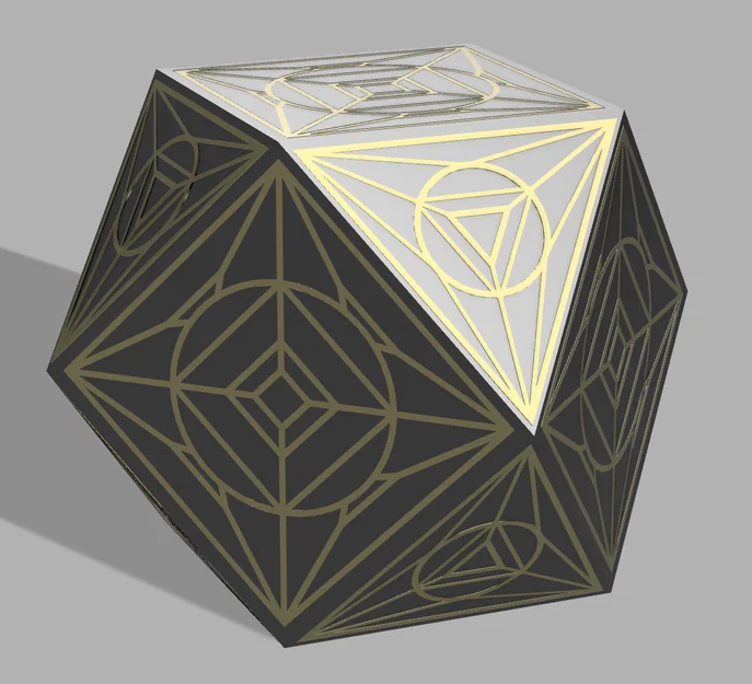 The Prime Radiant – Mô hình prop Foundation (Cuboctahedron) - Image 2