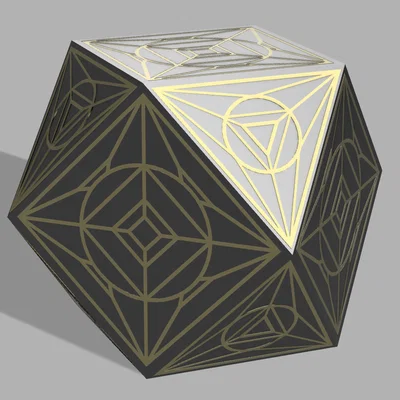 The Prime Radiant – Mô hình prop Foundation (Cuboctahedron)