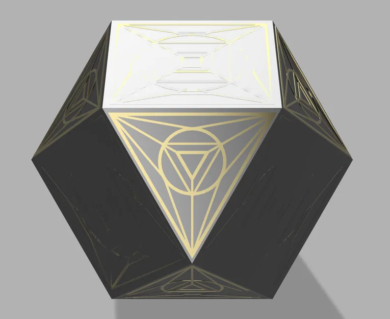 The Prime Radiant – Mô hình prop Foundation (Cuboctahedron) - Image 5