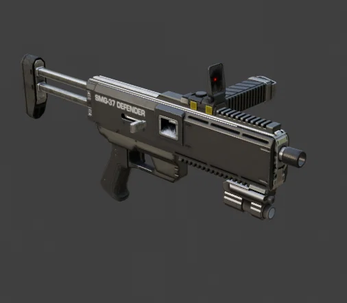 Mô hình in 3D SMG-37 Defender từ game Helldivers 2 cực chất - Image 1