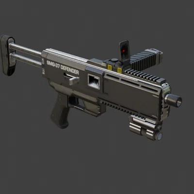 Mô hình in 3D SMG-37 Defender từ game Helldivers 2 cực chất