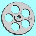 Bánh răng Zahnrad gear Z 120 cho Bernardo P600G - Thumbnail 1
