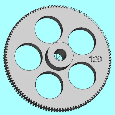 Bánh răng Zahnrad gear Z 120 cho Bernardo P600G