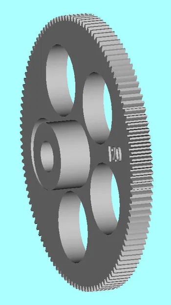 Bánh răng Zahnrad gear Z 120 cho Bernardo P600G - Image 3