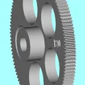 Bánh răng Zahnrad gear Z 120 cho Bernardo P600G - Thumbnail 3