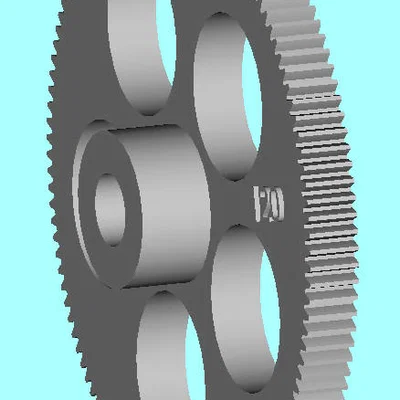 Bánh răng Zahnrad gear Z 120 cho Bernardo P600G