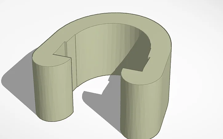 Kẹp giữ dây cáp phanh Shimano (Shimano cable bike clip) in 3D - Image 1