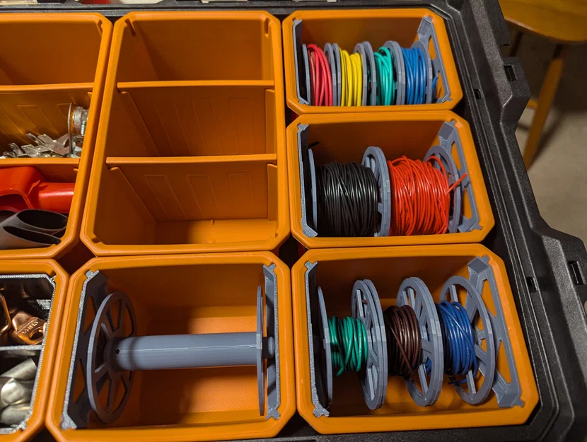 Vách ngăn, khay, nhãn & spool holder cho hệ Ridgid Pro Gear 2.0 Drawer - Image 4