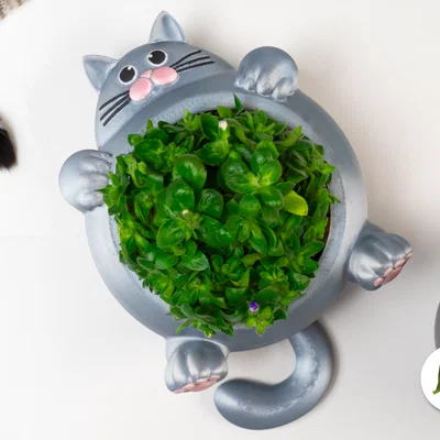 Chậu Cây Mèo Mũm Mĩm (Chunky Cat Plant Pot)