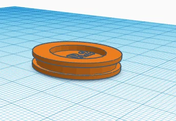 Token F.R.2 - Mẫu xu nhựa 3D dành cho xe điện đụng (Bumper Cars) - Image 2