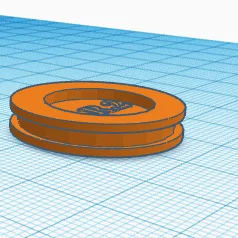 Token F.R.2 - Mẫu xu nhựa 3D dành cho xe điện đụng (Bumper Cars)