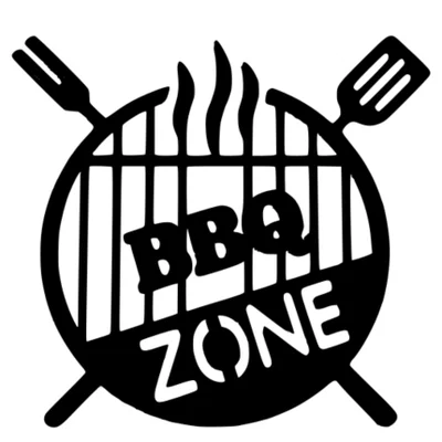 Mẫu biển trang trí khu vực nướng BBQ Zone cho tiệc ngoài trời