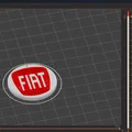 Móc khóa FIAT (FIAT key chain) - file in 3D - Thumbnail 3