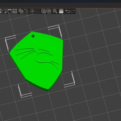 Móc khóa logo Kali Linux