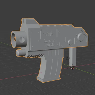 Mô hình súng Bolt Pistol 3D cho Dummy13/Lucky13 (Warhammer 40k)