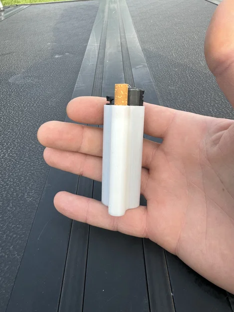 Ốp bật lửa Bic kèm khe giữ thuốc lá - Image 1