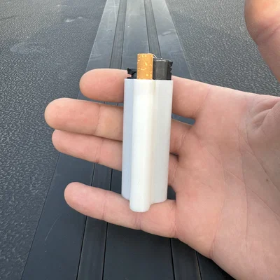 Ốp bật lửa Bic kèm khe giữ thuốc lá