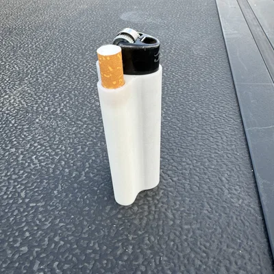 Ốp bật lửa Bic kèm khe giữ thuốc lá