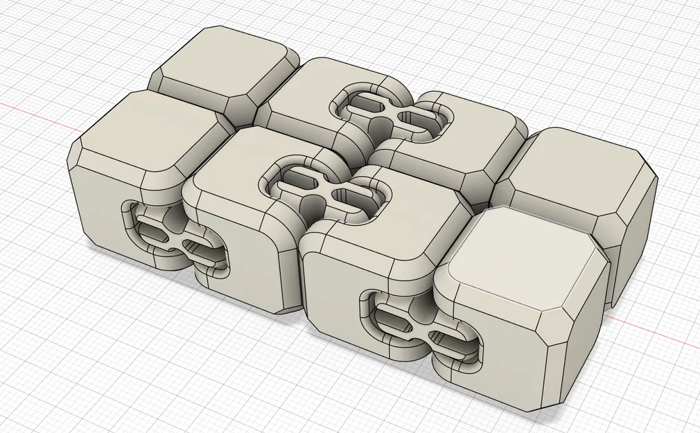 Mô hình đồ chơi giải tỏa căng thẳng Fidget Cube in 3D cực dễ - Image 1