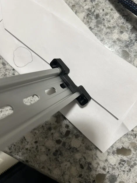 Kẹp Aluminum DIN Rail Clip - Image 3