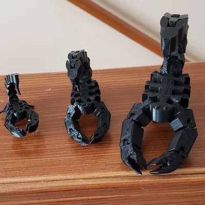 Mô hình bọ cạp khớp nối linh hoạt (Scorpion Articulated) in 3D