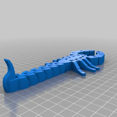 Mô hình bọ cạp khớp nối linh hoạt (Scorpion Articulated) in 3D