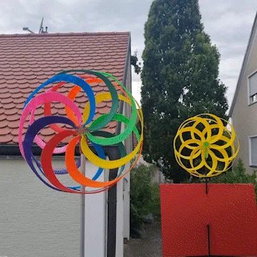 Wind Wheel Ảo Giác Quang Học Khổng Lồ 40cm (đường kính 15,75")