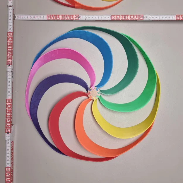 Wind Wheel Ảo Giác Quang Học Khổng Lồ 40cm (đường kính 15,75") - Image 4