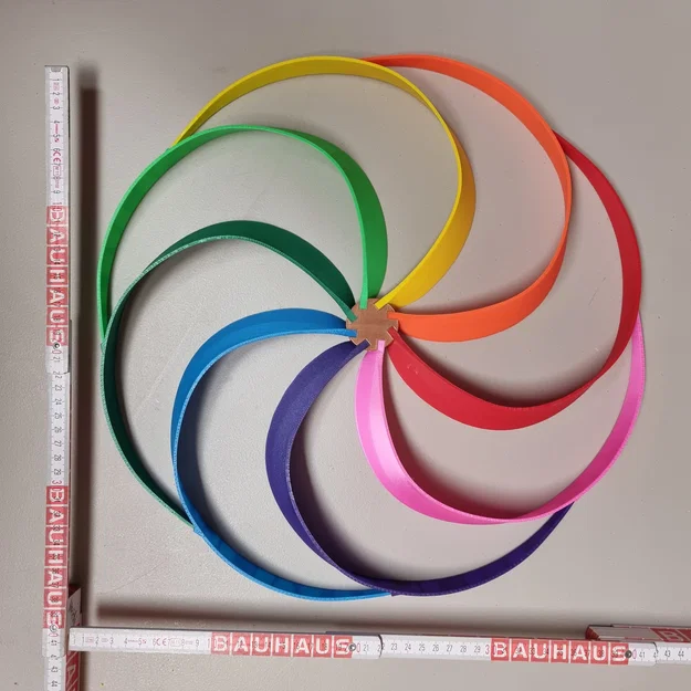 Wind Wheel Ảo Giác Quang Học Khổng Lồ 40cm (đường kính 15,75") - Image 5