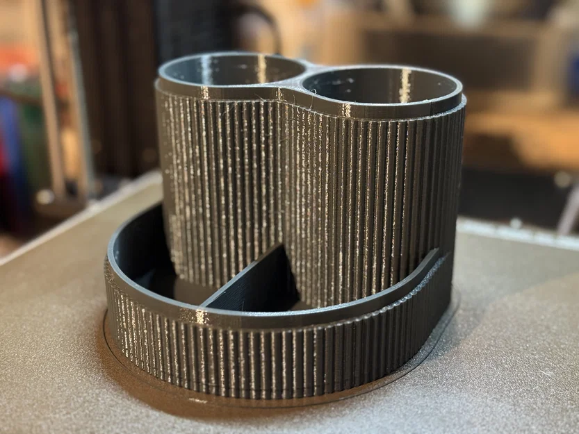Khay Tổ Chức Bàn Làm Việc Vân Gân Hiện Đại (Modern Ribbed Desk Organizer) - Image 3