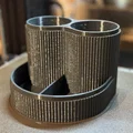 Khay Tổ Chức Bàn Làm Việc Vân Gân Hiện Đại (Modern Ribbed Desk Organizer) - Thumbnail 3