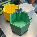 Bộ chậu cây lục giác (Hexagonal Pots) in 3D ghép nối thông minh - Thumbnail 3