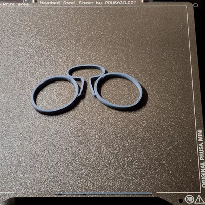 Kính kẹp mũi kiểu Pince-nez (Pinch Nose Clip on Glasses)
