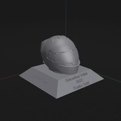 Nón bảo hiểm F1 của Sebastian Vettel (Sebastian Vettel F1 Helmet)