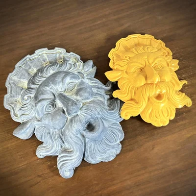 Mô hình trang trí treo tường khuôn mặt thần Zeus cực đẹp