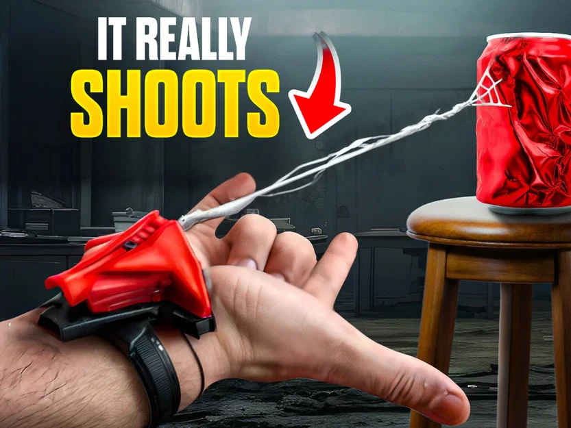 Tự in 3D thiết bị bắn tơ Miles Morales Web Shooter cực chất - Image 1