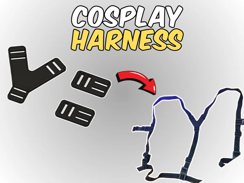 Bộ phụ kiện Cosplay Harness Helpers 3D - Giải pháp đai đeo không cần may - Image 1
