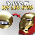 Phụ kiện in 3D lắp LED cho mắt mũ bảo hiểm Iron Man - Thumbnail 1