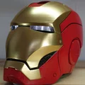 Phụ kiện in 3D lắp LED cho mắt mũ bảo hiểm Iron Man - Thumbnail 4