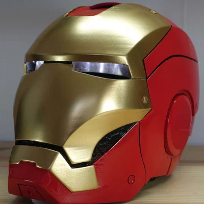 Phụ kiện in 3D lắp LED cho mắt mũ bảo hiểm Iron Man