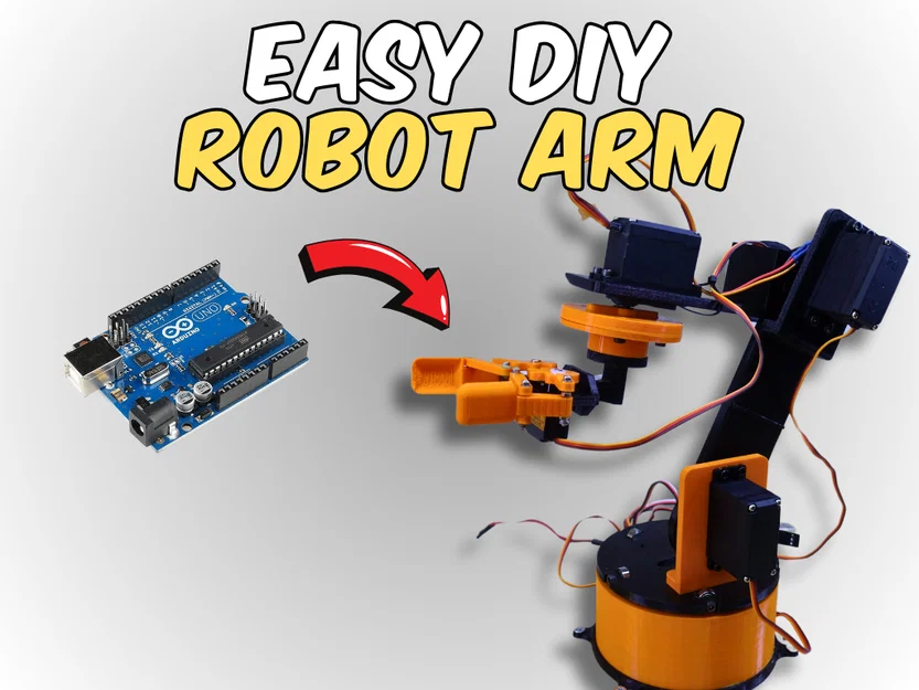 DIY Robot Arm – Cánh tay robot tự làm in 3D - Image 1