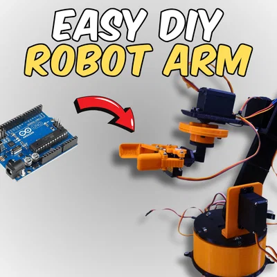 DIY Robot Arm – Cánh tay robot tự làm in 3D